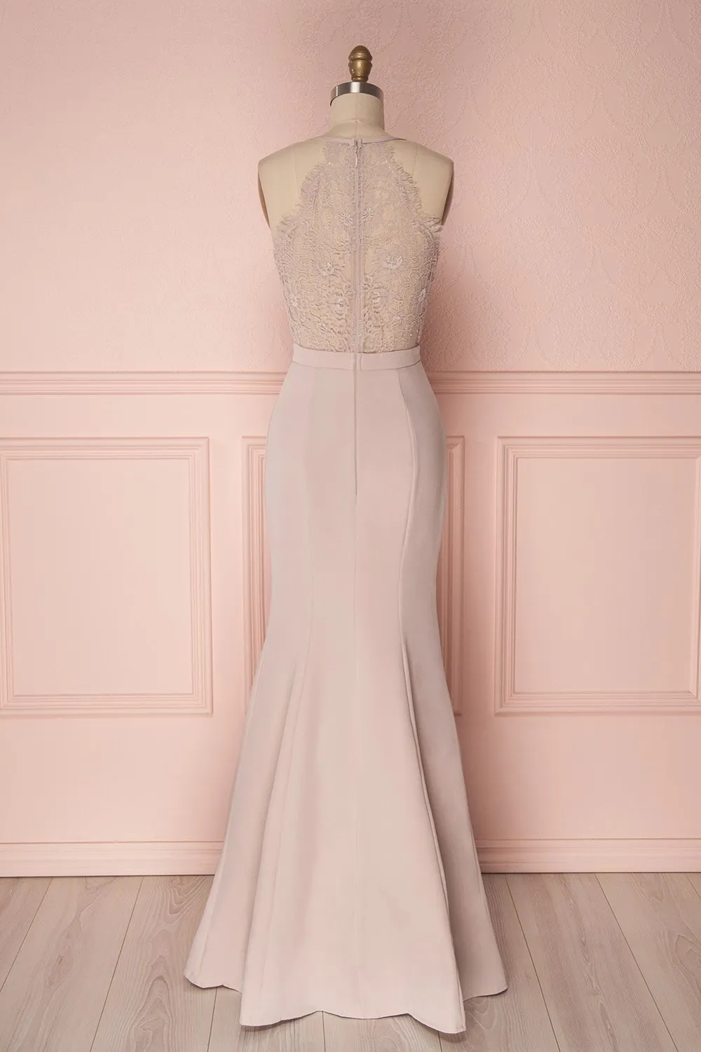 Ovasta Taupe |  Mermaid Dress