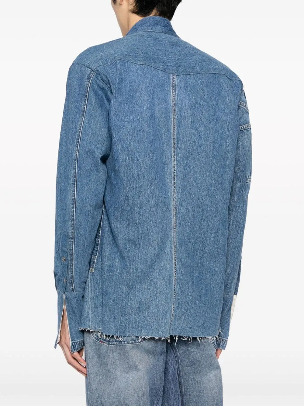 OVERALL PALMS KIMONO DENIM JACKET