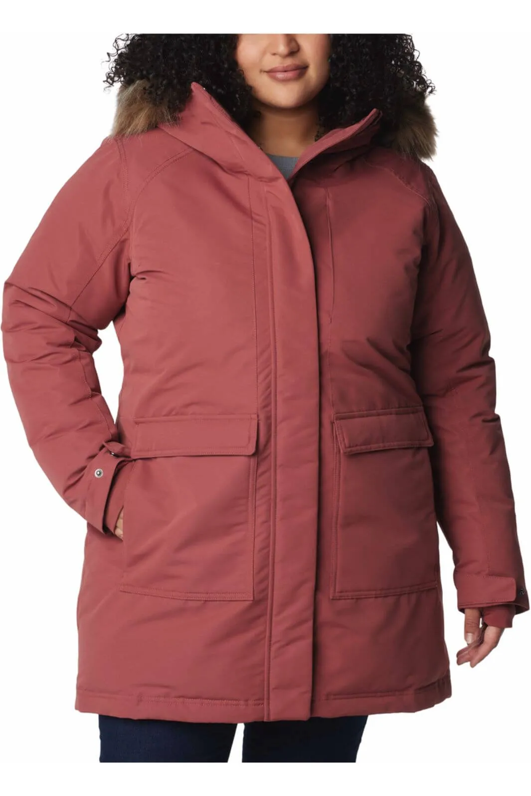 Parka isolé Little Si Taille Plus Beetroot de Columbia