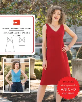 PDF Pattern - Marais Knit Dress   Top | Liesl   Co