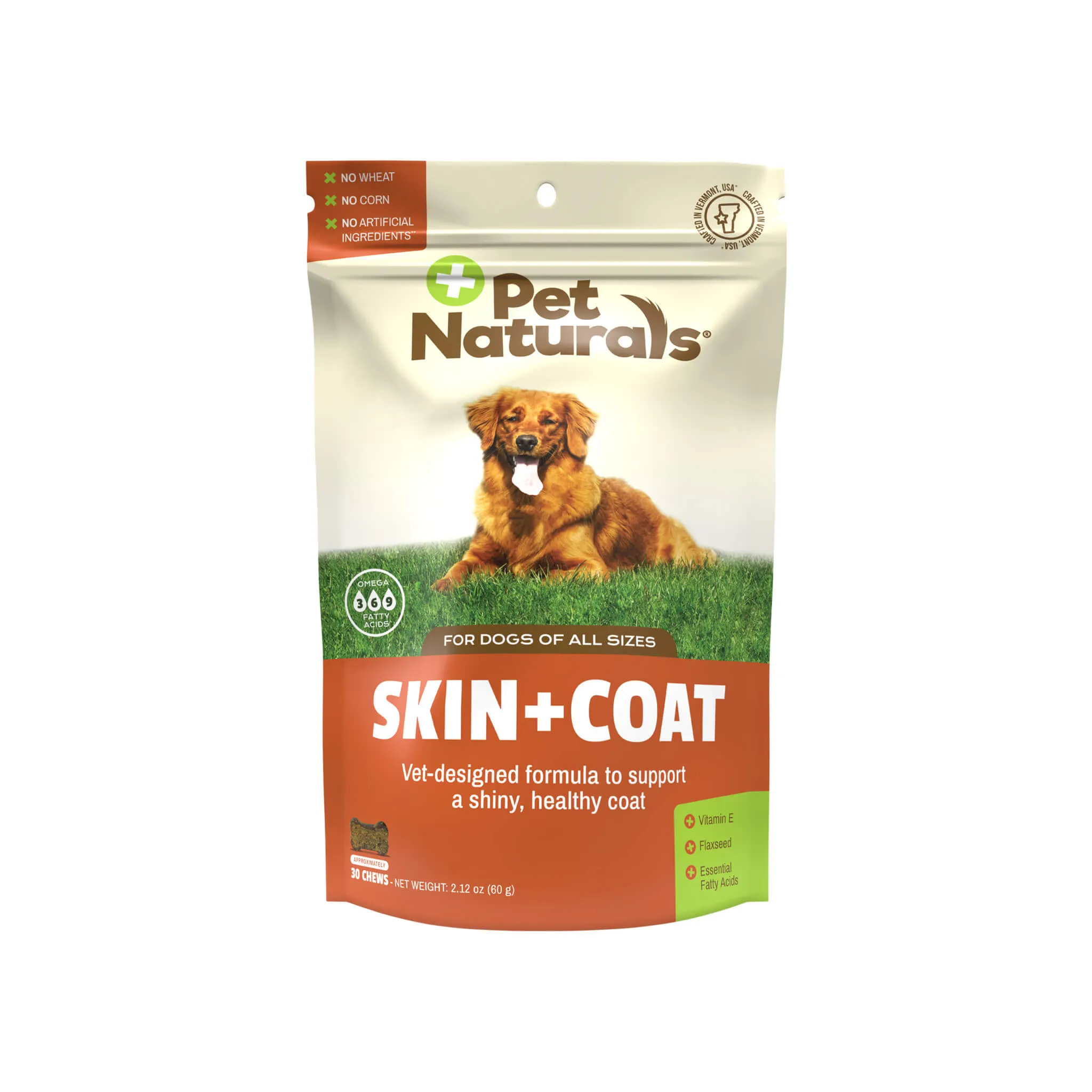 Pet Naturals Skin and Coat Supplements for Dogs