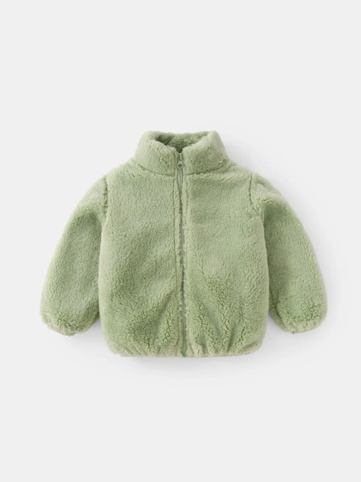 Plush Teddy Zip Up Jacket