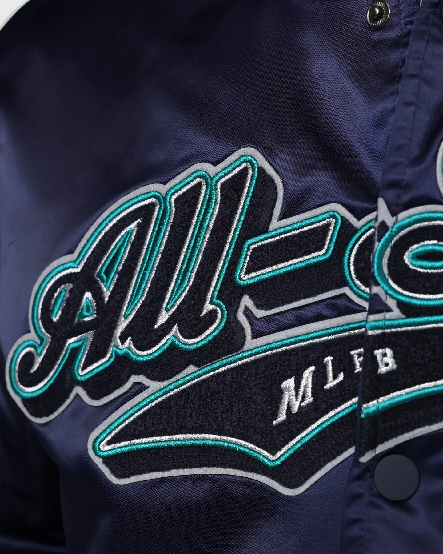 Pro Standard MLB All Star Satin Rib Jacket Navy