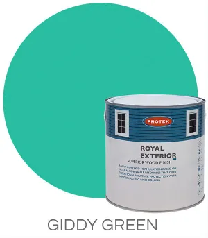 Protek Royal Exterior Wood Finish in Giddy Green