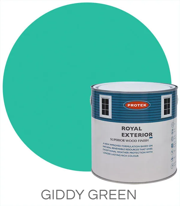 Protek Royal Exterior Wood Finish in Giddy Green