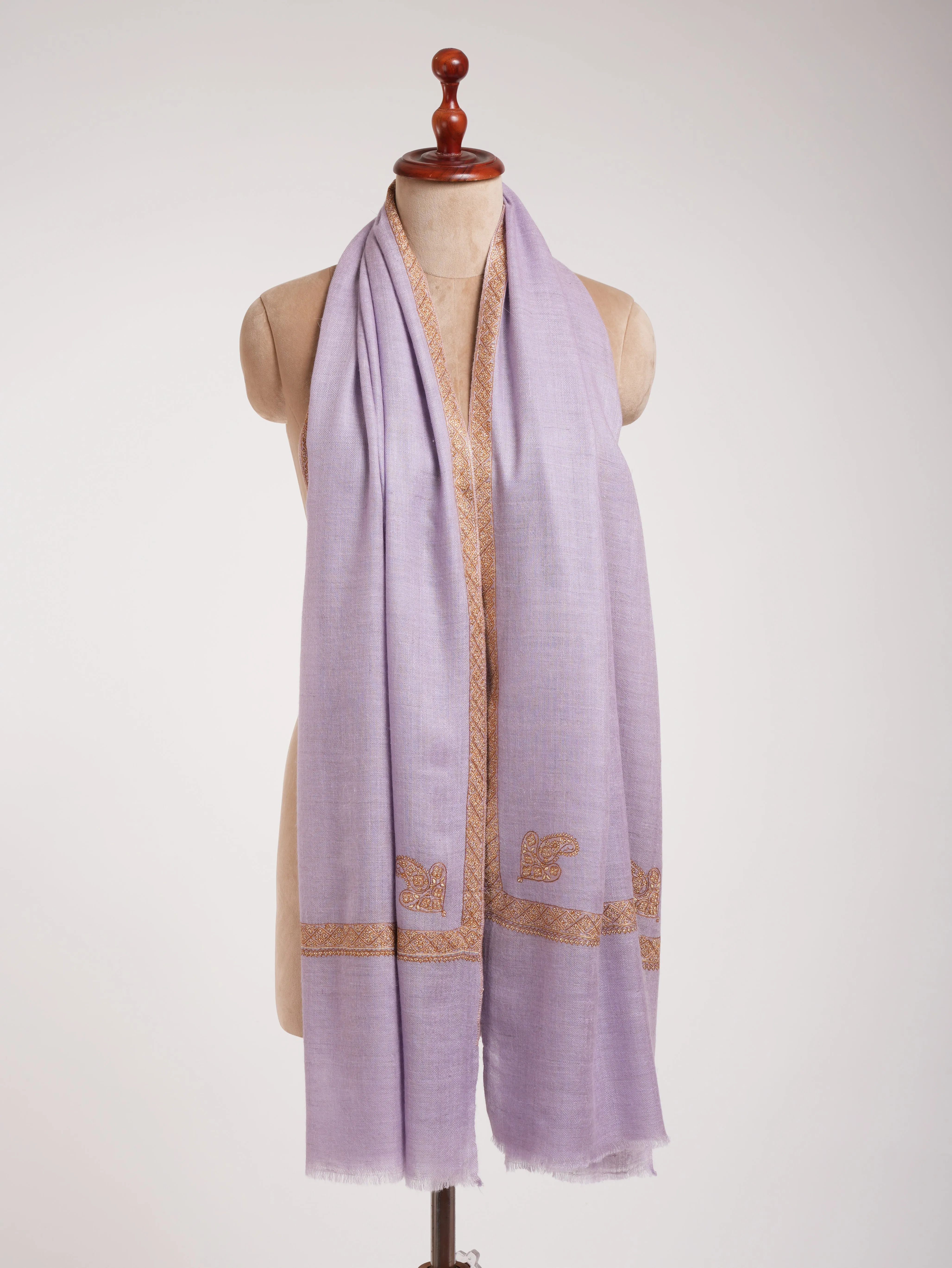 Purple Rose Artistic Beautiful Cashmere Scarf