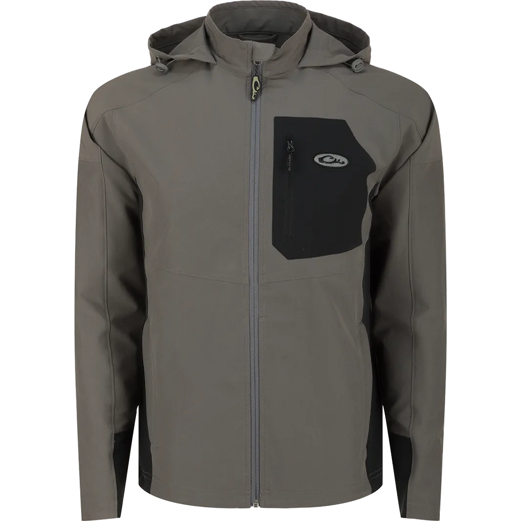 Rain Brake Lightweight Softshell Jacket - Charcoal Heather