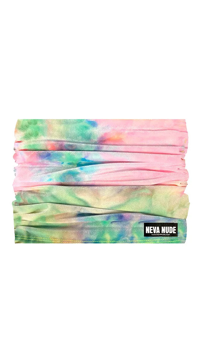 Rainbow Sherbet Face Neck Bandana