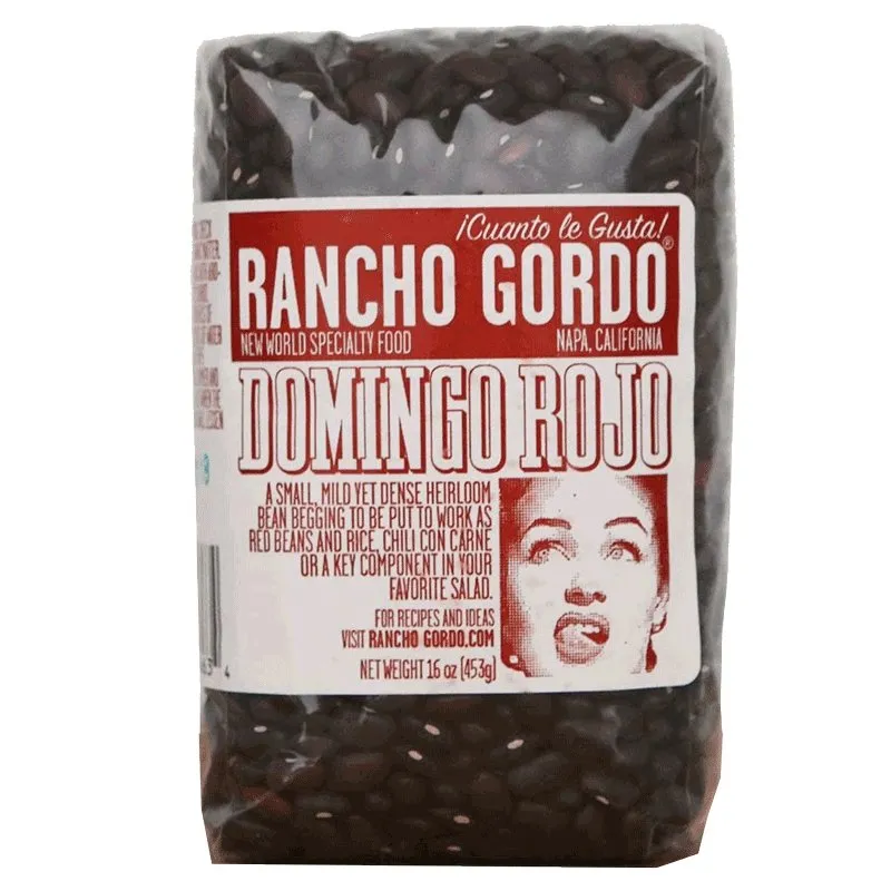 Rancho Gordo - 'Domingo Rojo' Heirloom Beans (16OZ)