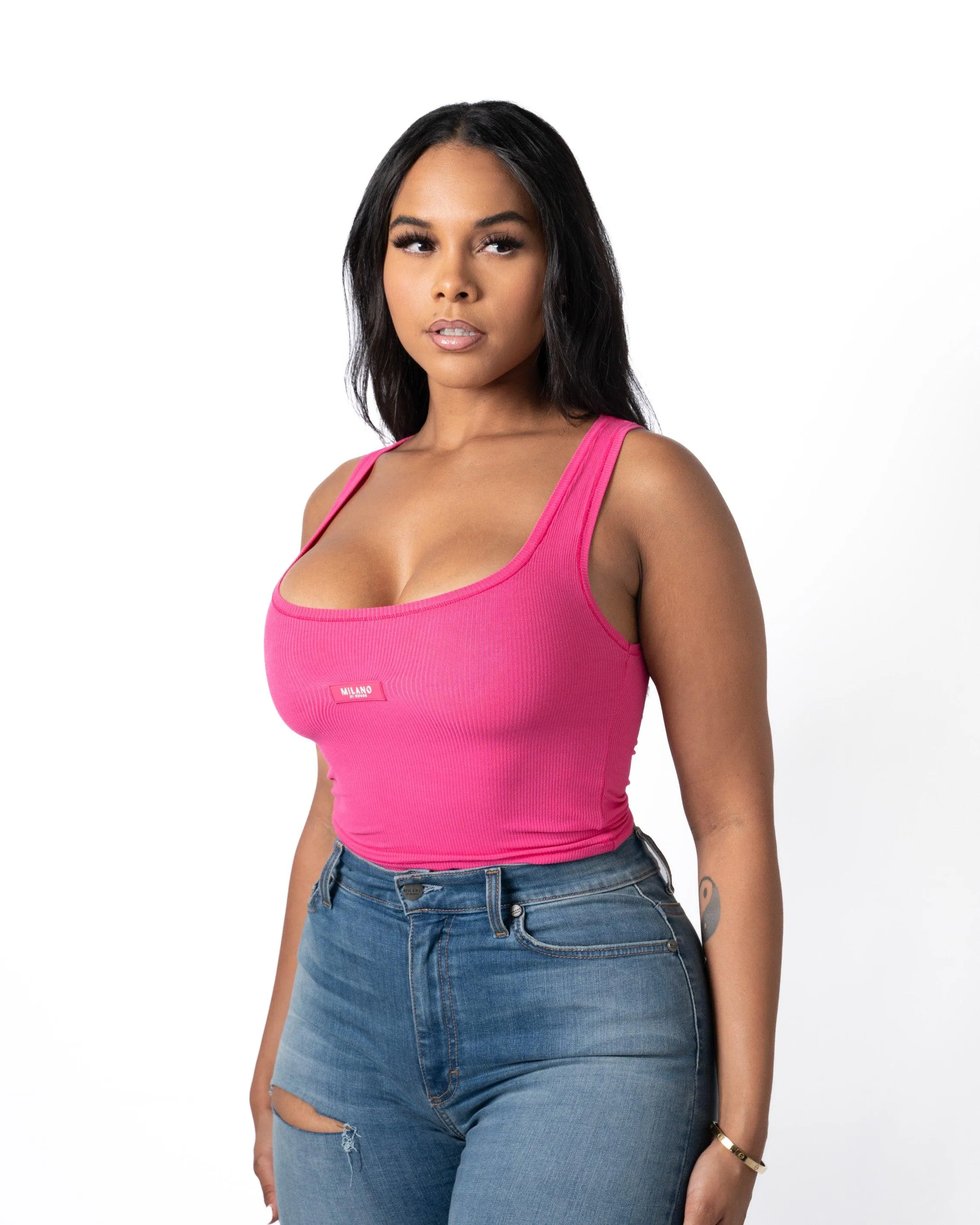 Remi Crop Ribbed Tank