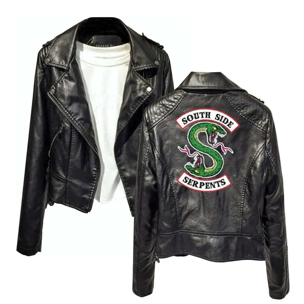 Riverdale Southside Serpents Patent Leather Jacket