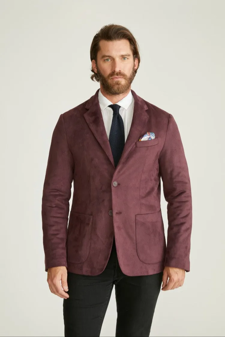 Robert Graham Men's Vegan Sueded Blazer