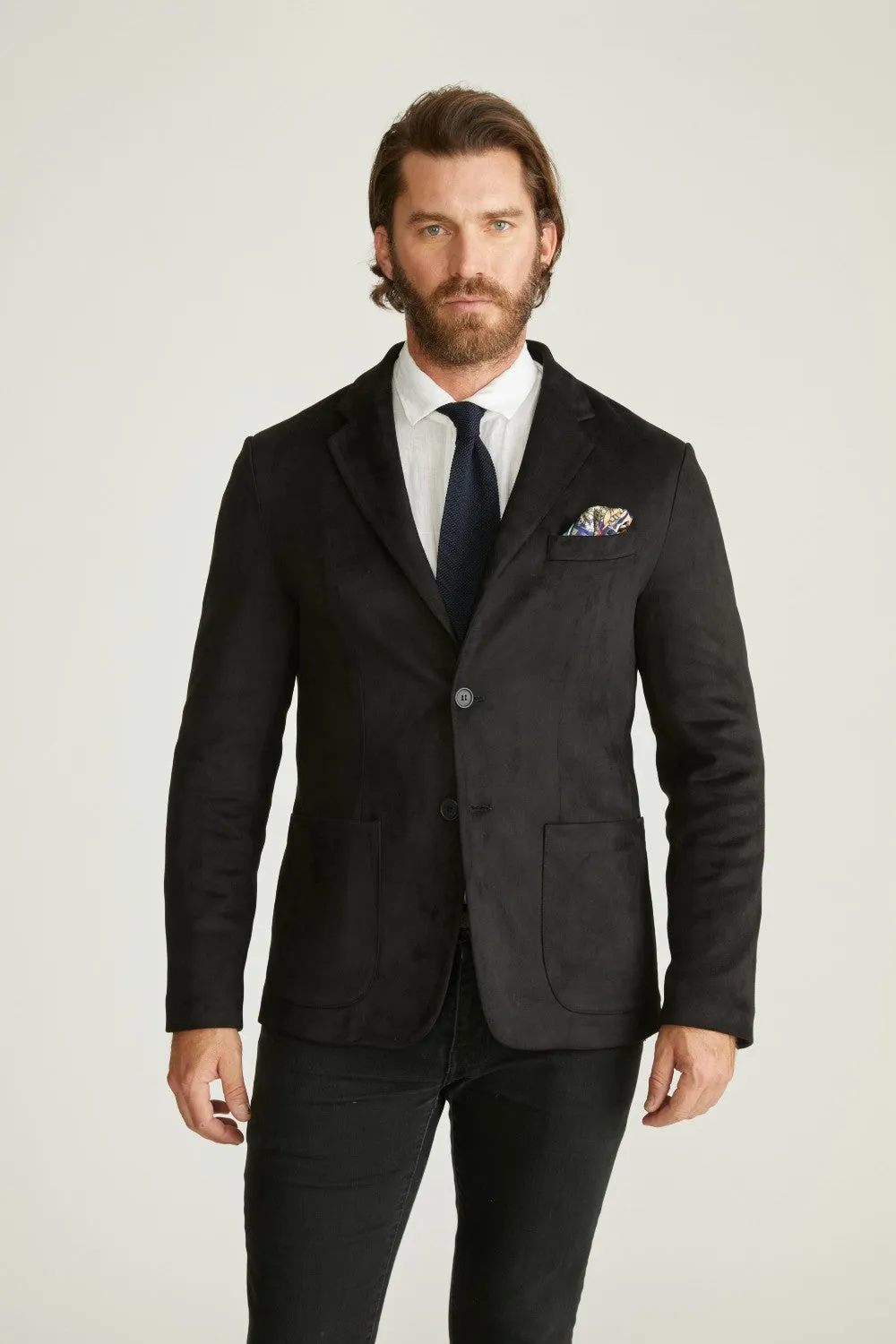 Robert Graham Men's Vegan Sueded Blazer