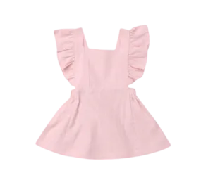 Ruffles Cross Back Dress