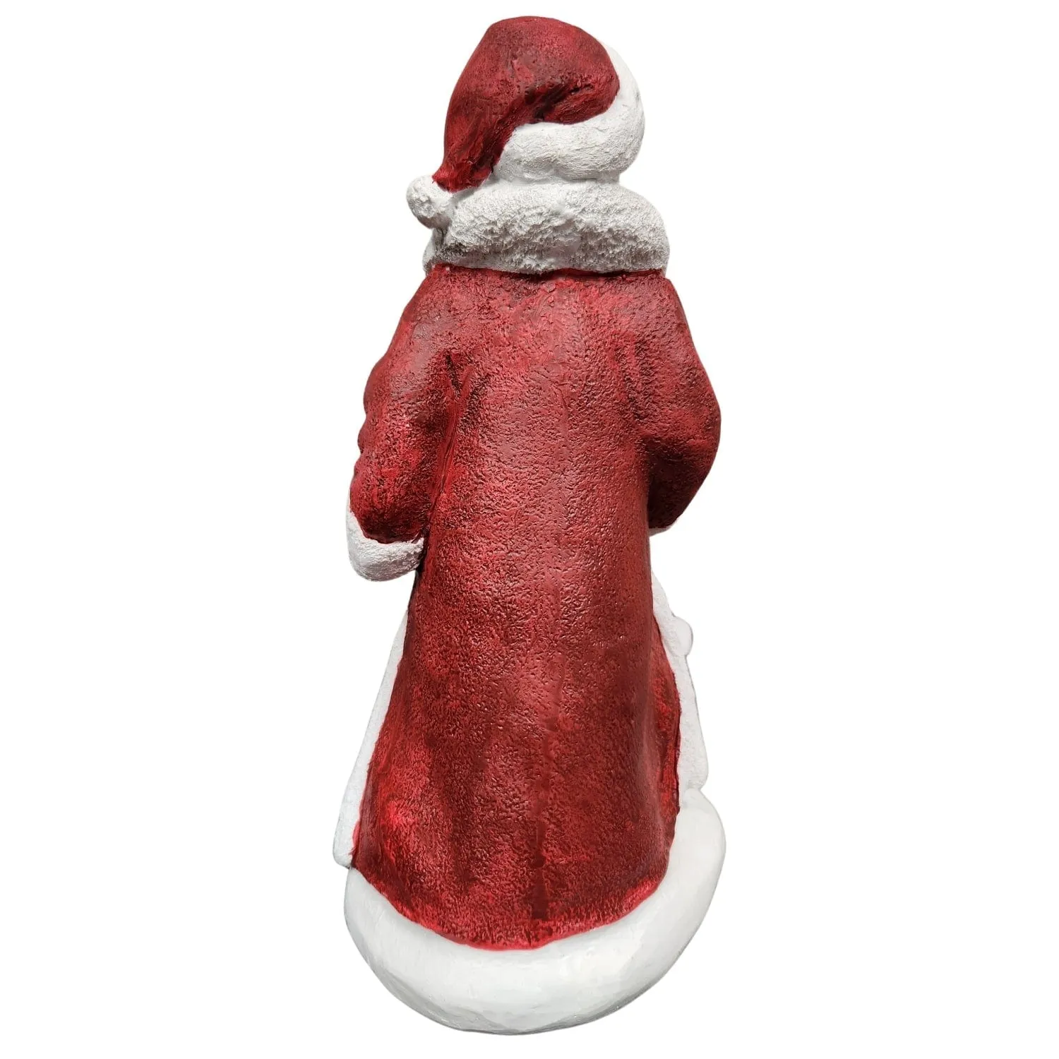 Santa Claus Holding with Chimney Figurine