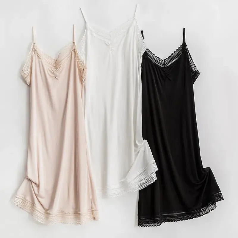 Silk Night Dress - Luxurious and Elegant Nightwear in High Quality Silk