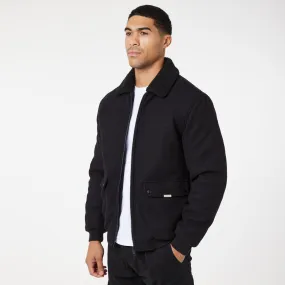 Smart Faux Wool Jacket | Black