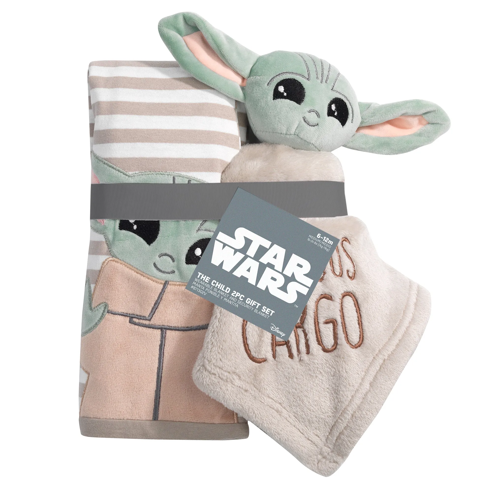 Star Wars Baby Yoda Wearable Blanket & Lovey Gift Set