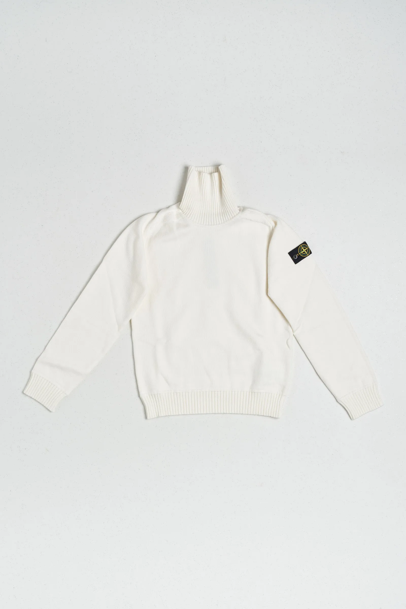 Stone Island Turtleneck Knit Naturale Bambino