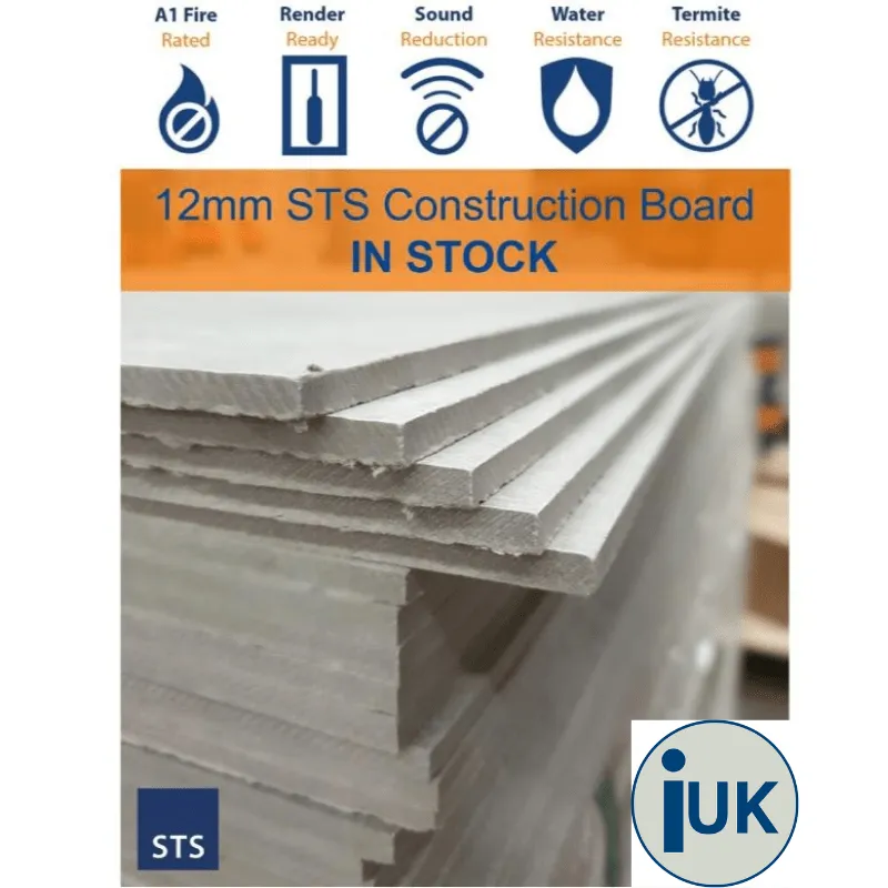 STS A1 Fire Rated Construction Cement Board 6mm