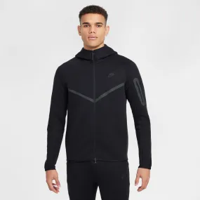 TECH FULL ZIP WINDRUNNER HOODIE "BLACK"