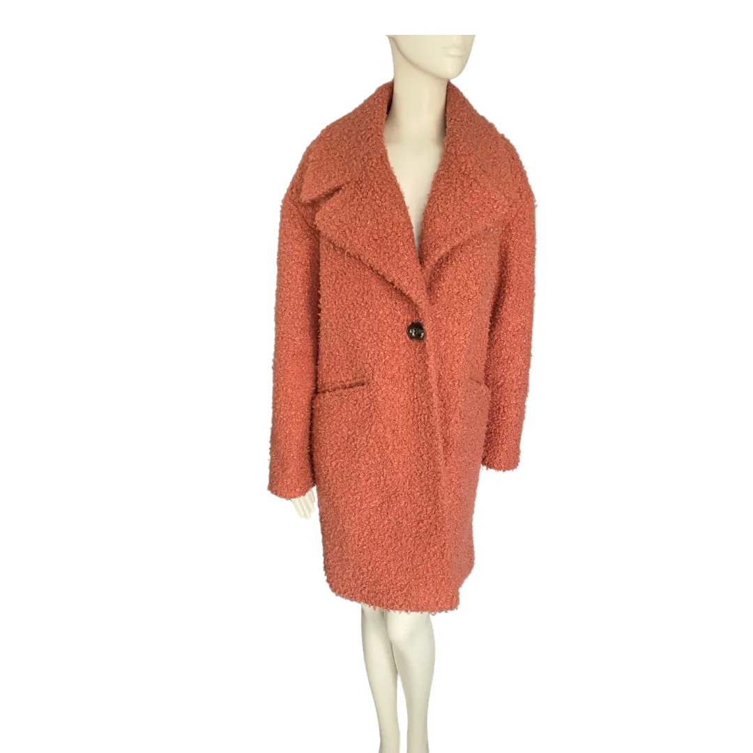 Teddy Coat Coral SIZE 12