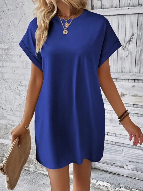 TEEK - Loose Short Sleeve Pocket Dress