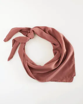 'The Classic' Washable Silk Scarf in Copper