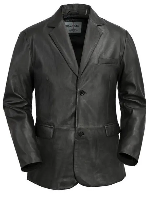 The 'Esquire" Blazer Style Lamb Leather Jacket