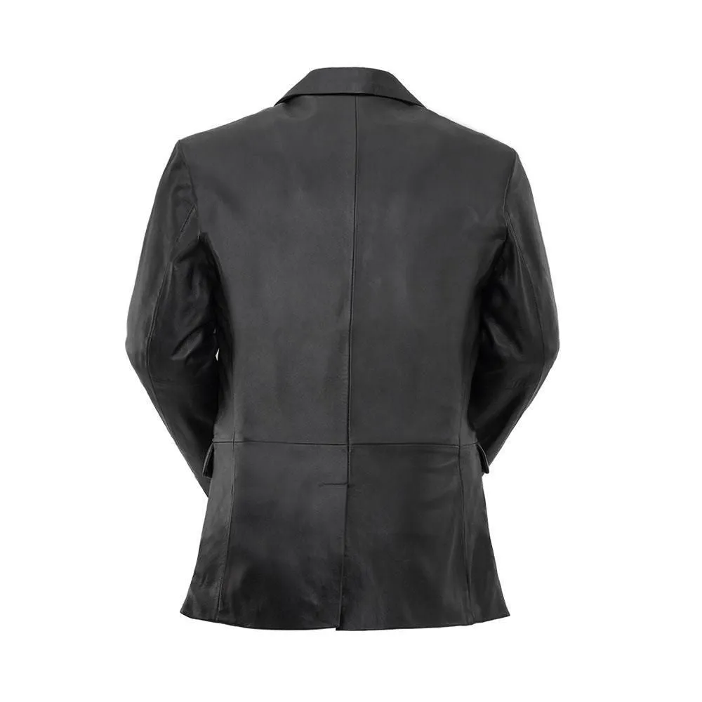 The 'Esquire" Blazer Style Lamb Leather Jacket