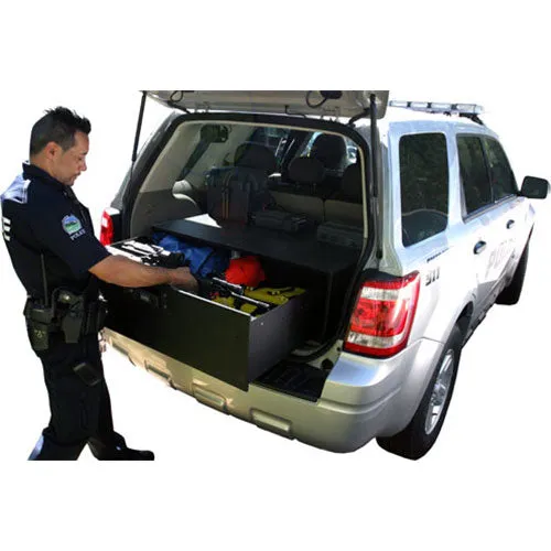 Tuffy Security Tactical Gear Security Drawer 45 W x 39 L x 16" H - 1998-2013 Durango, Acadia, Explorer