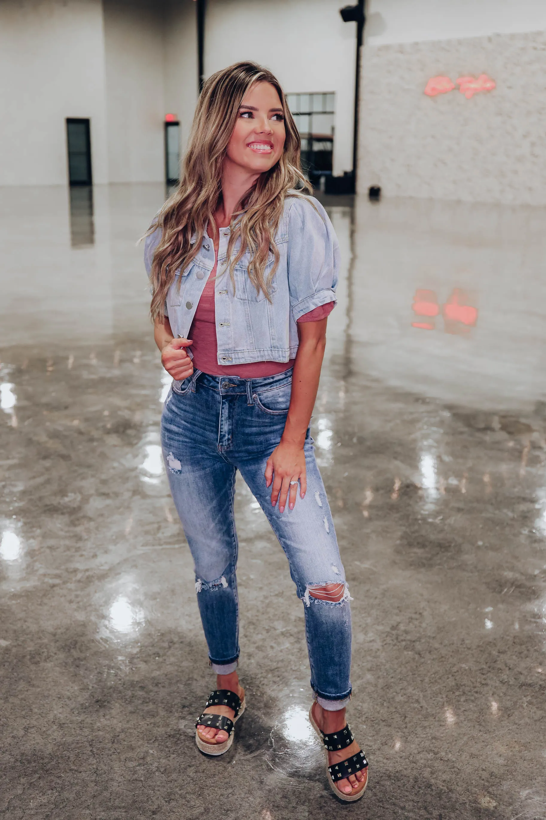 Urban Revival Denim Top