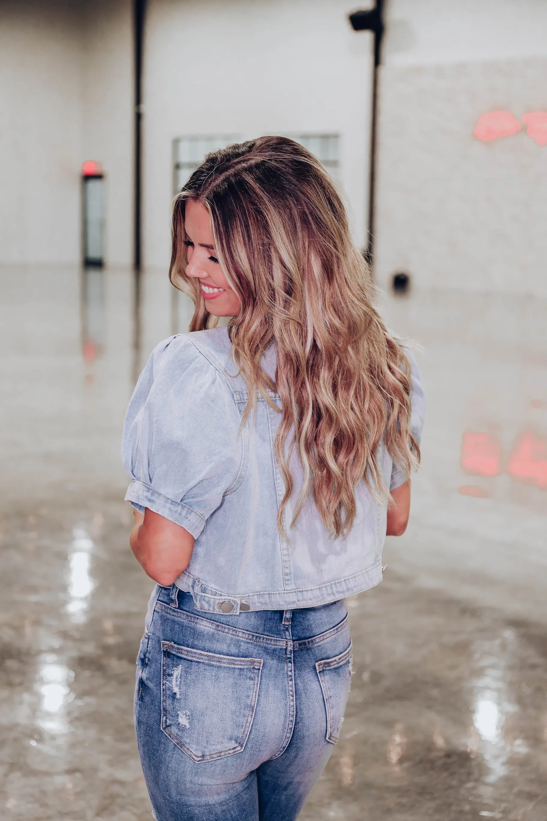 Urban Revival Denim Top