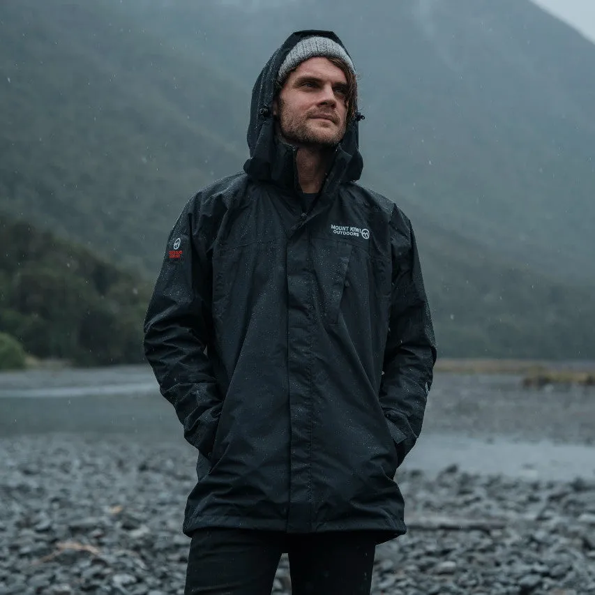 Ventura Waterproof Rain Jacket - Men Black