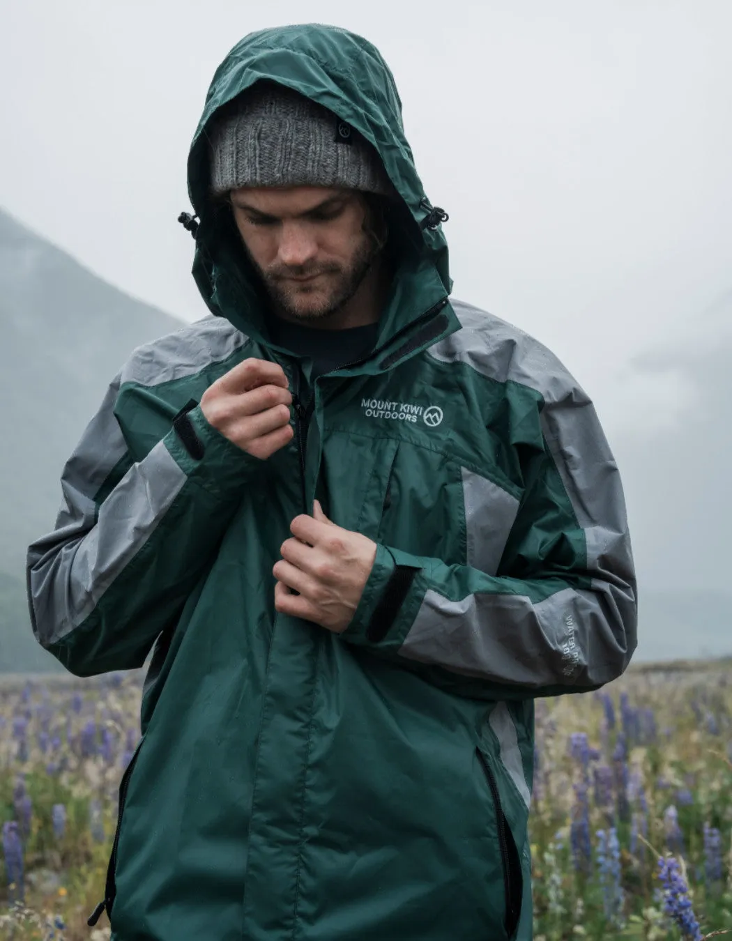 Ventura Waterproof Rain Jacket - Men Green