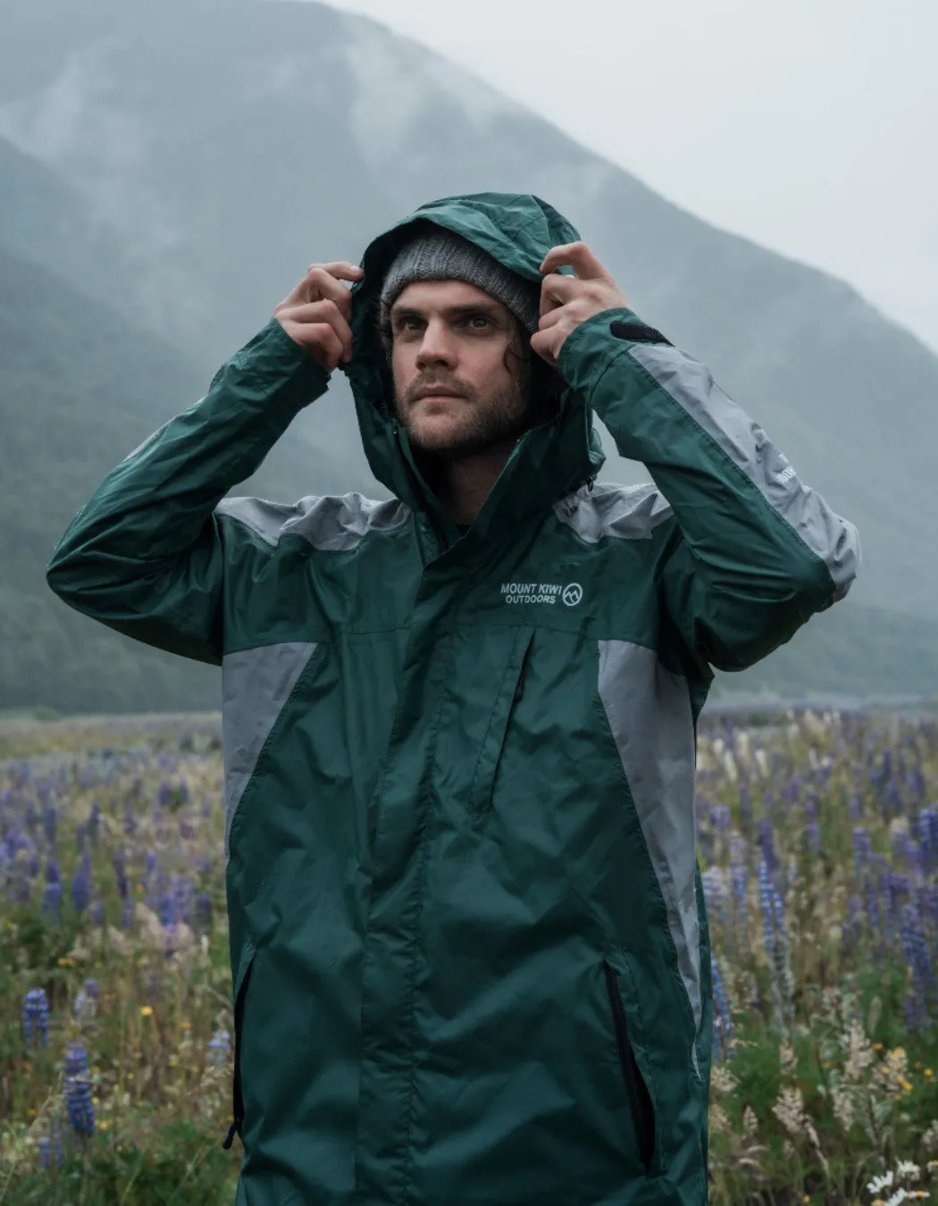 Ventura Waterproof Rain Jacket - Men Green