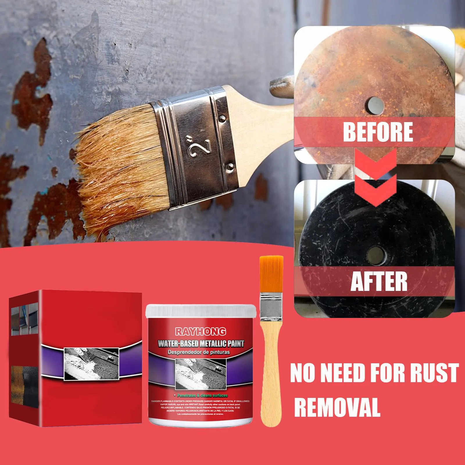 Water-based Metal Rust Remover