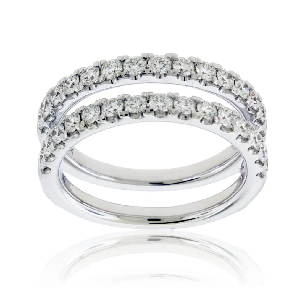 White Gold 1.00ctw Diamond Ring Jacket