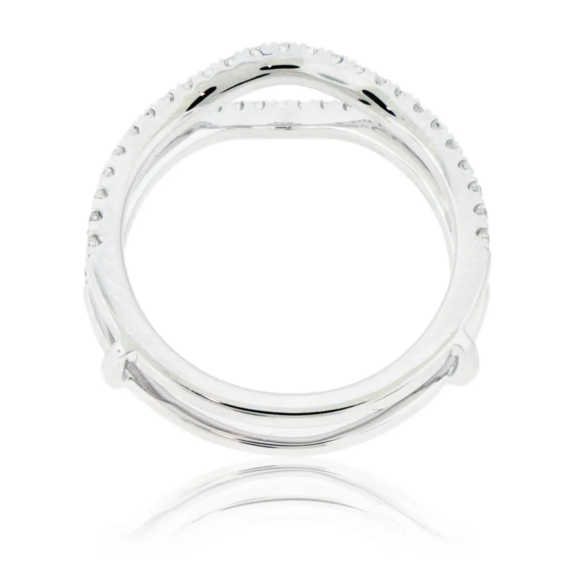 White Gold .37ctw Diamond Ring Jacket