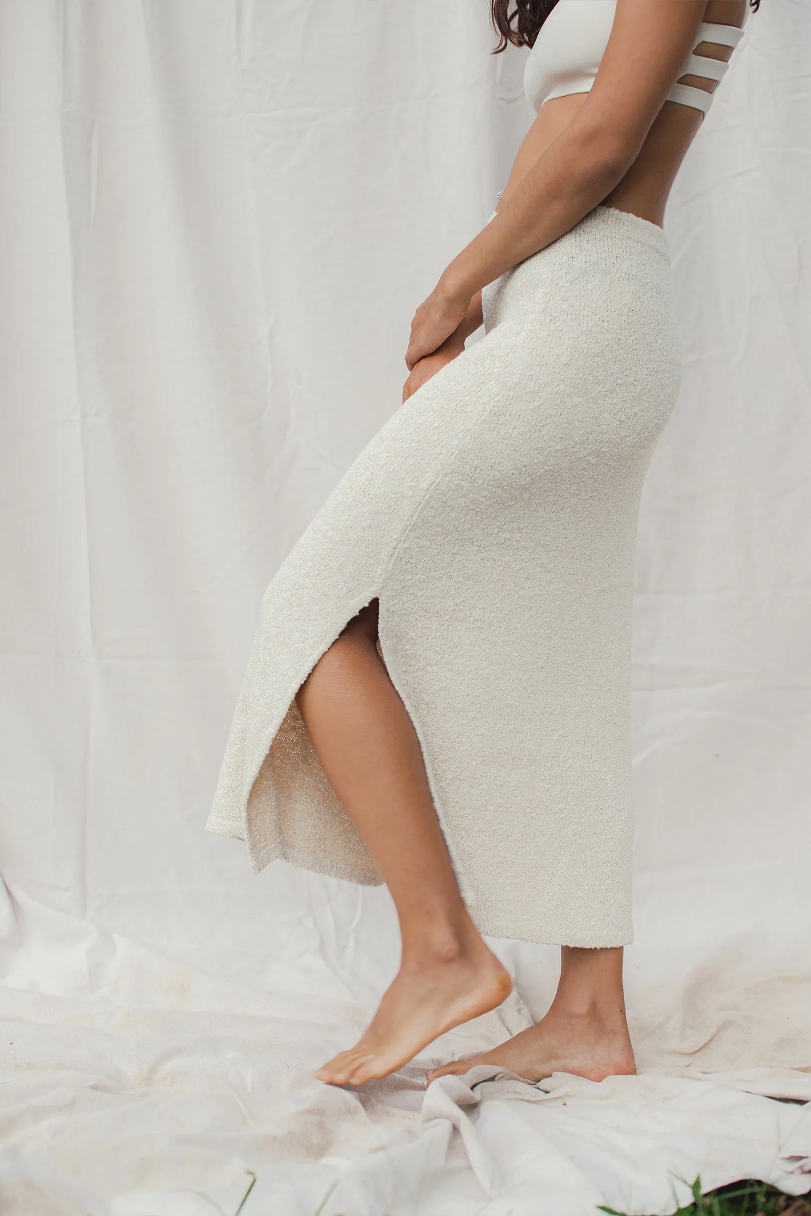 Winterfall Skirt Cloud Cream