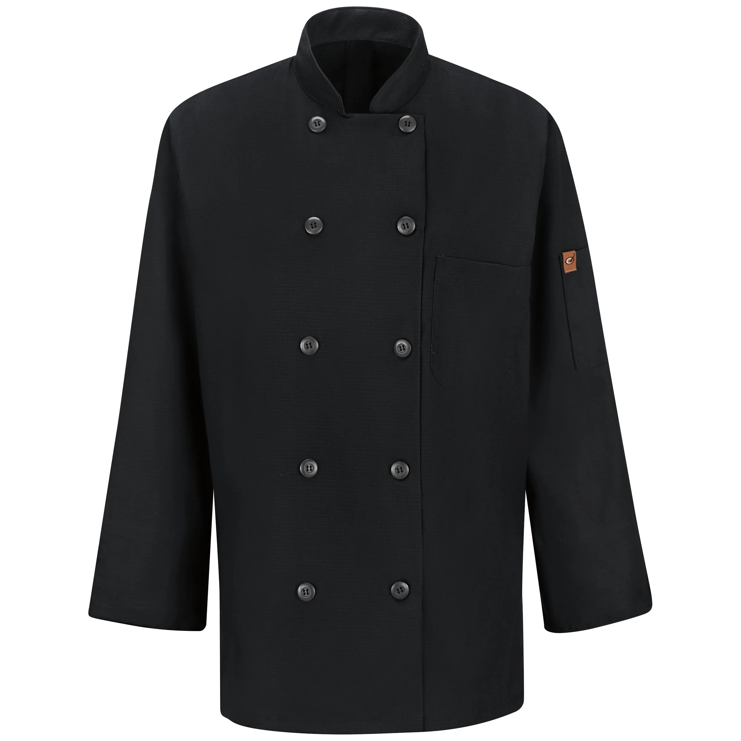 Women's Chef Coat with OilBlok   MIMIX 041X - Black