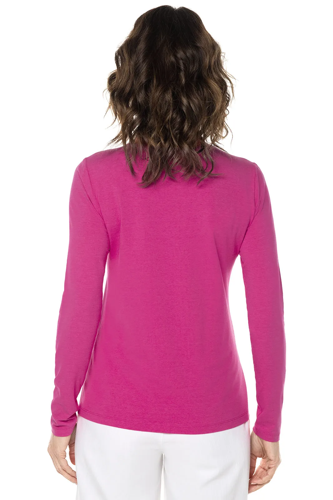 Women's Islandia Long Sleeve Turtleneck  |  Magnolia Pink