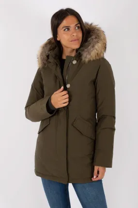 Woolrich Arctic Parka 2 Tasche Verde Donna