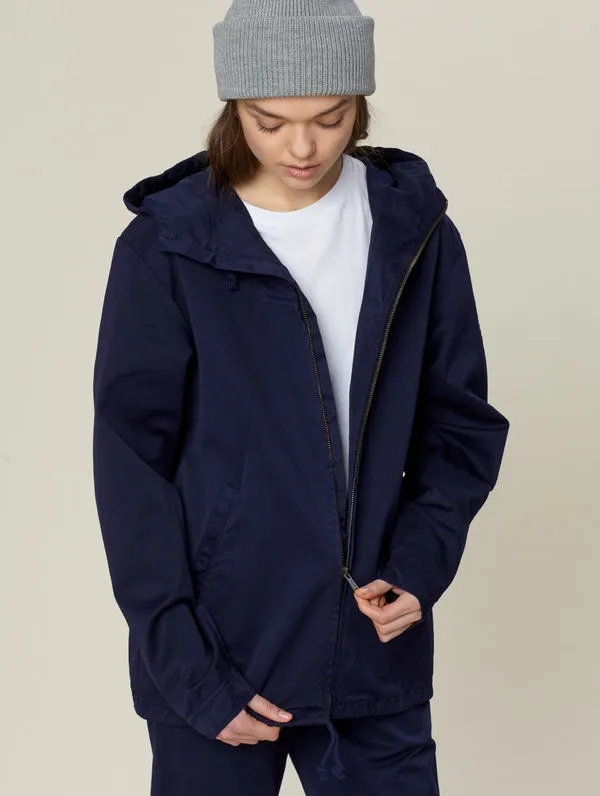 Zipper Anorak Ink Blue